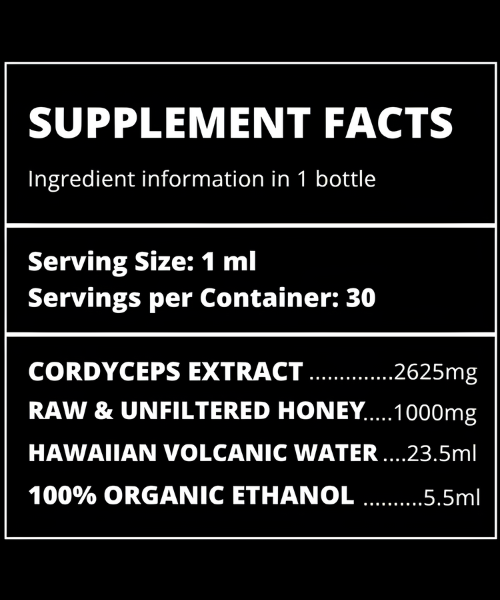 Fortified Cordyceps Tincture